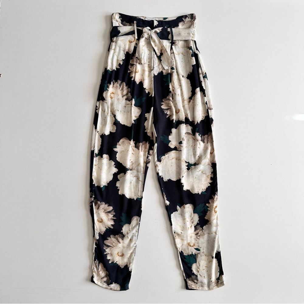 Flynn Skye Fresh As A Daisy Floral High-Rise Pants XS